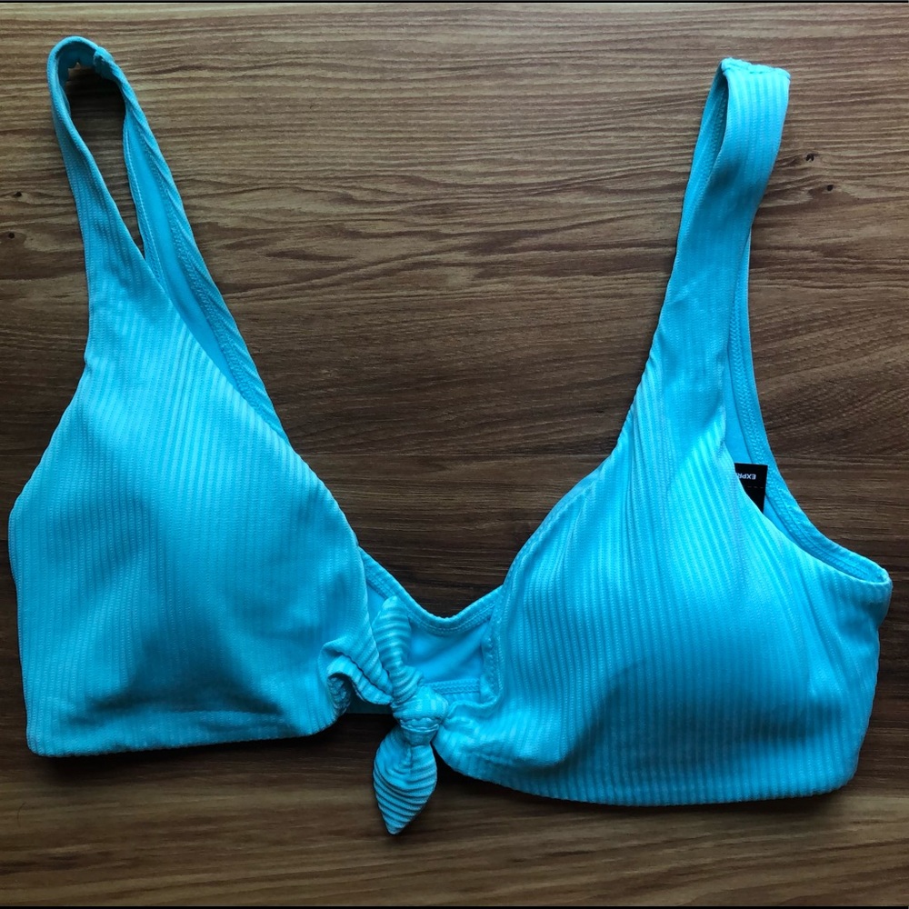 Brand New Bright Blue Express Bikini Top